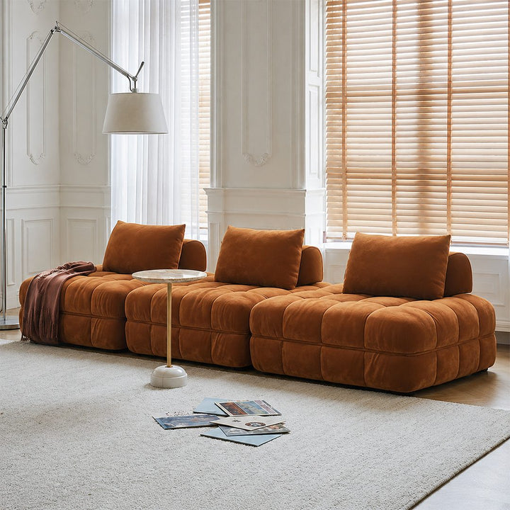 Paloma French Two Seater, Three Seater, Modular Sofa, Velvet 产品图 8