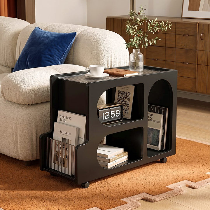 Thaddeus Trolley Style Side Table, Wood 产品图 10