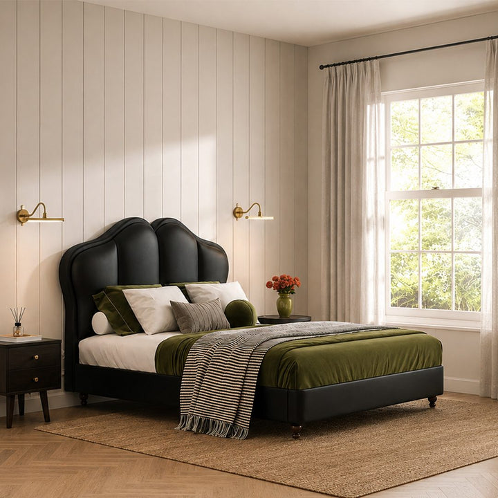Zephyr Leather Double Bed 产品图 8