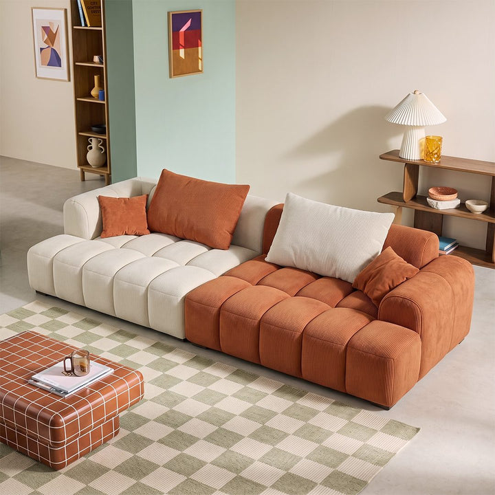 Arabella Module Sofa, Two Seater Sofa, Three Seater Sofa, Four Seater, Corduroy Fabric 产品图 13