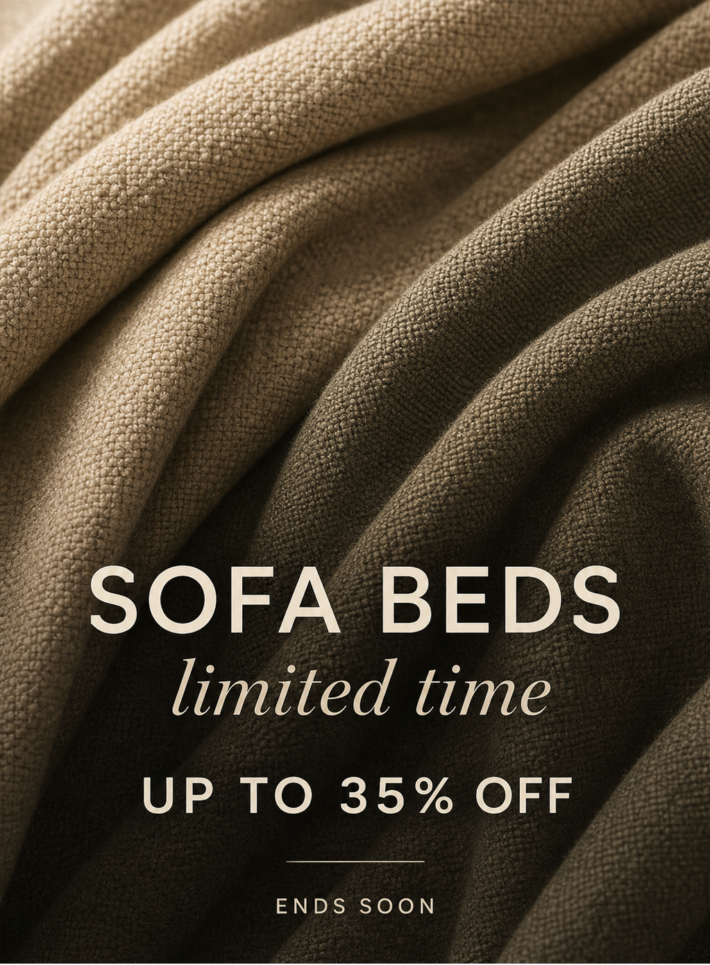 Sofás cama offer banner