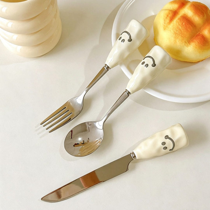 Smiley Face Cutlery Set