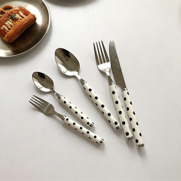Polka Dot Cutlery Set