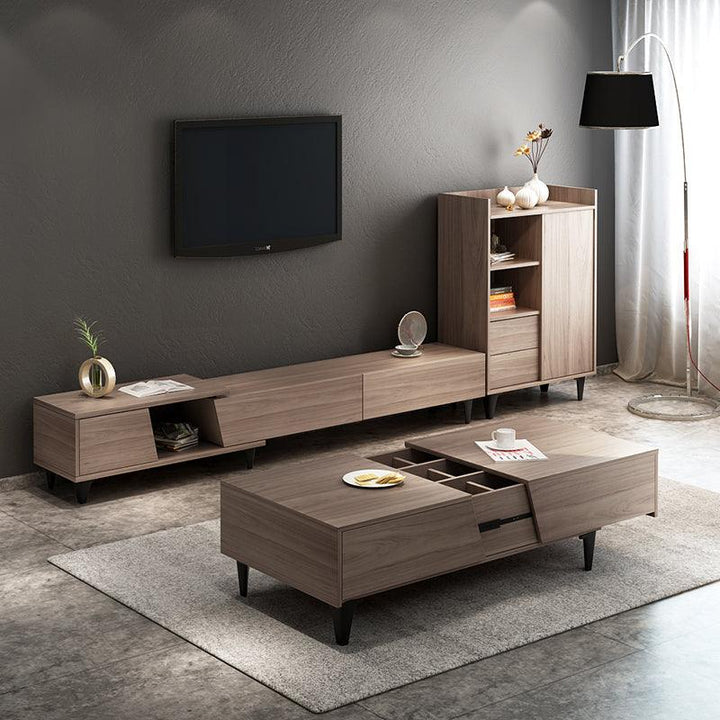 Noric Media Units, Extendable TV Stand, Coffee Table, Side Cabinet - living room cabinets