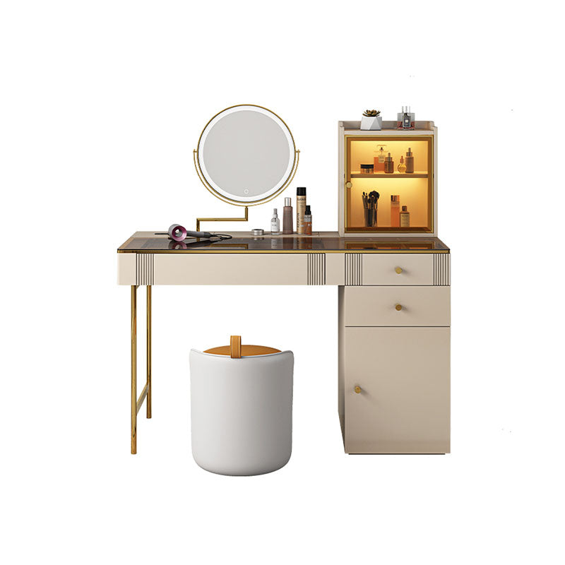 Aden Dressing Table Set With Mirror-Weilai Concept
