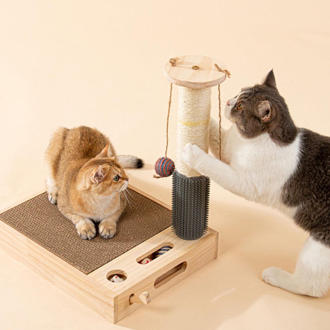 Bud's Toy, ScratchingPost, Cat Toy, Wood-Weilai concept-Weilai concept