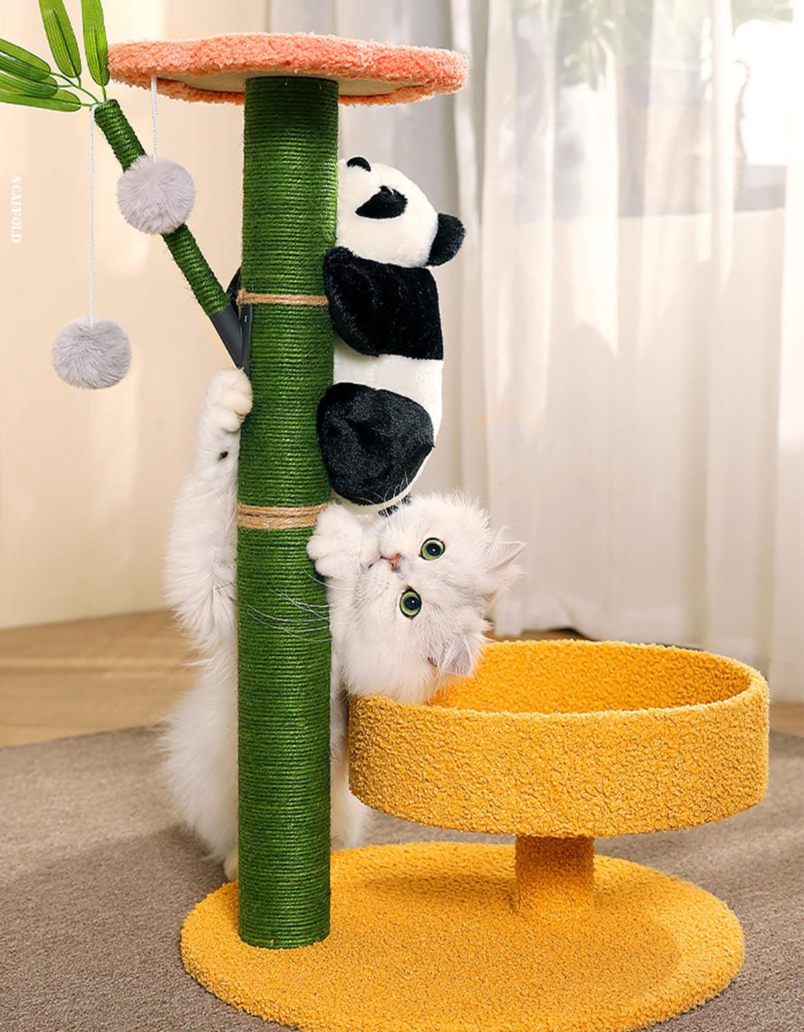 Derby and Panda, Cat Toy, Cat Tree-Weilai concept-Weilai concept