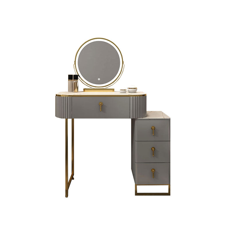 Nelia Dressing Table With LED Mirror-Weilai Concept