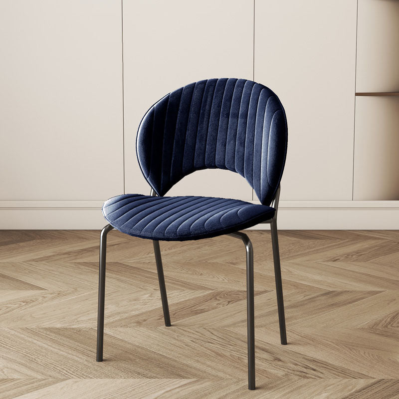 Jerome Shell Dining Chair, Velvet – Weilai Concept