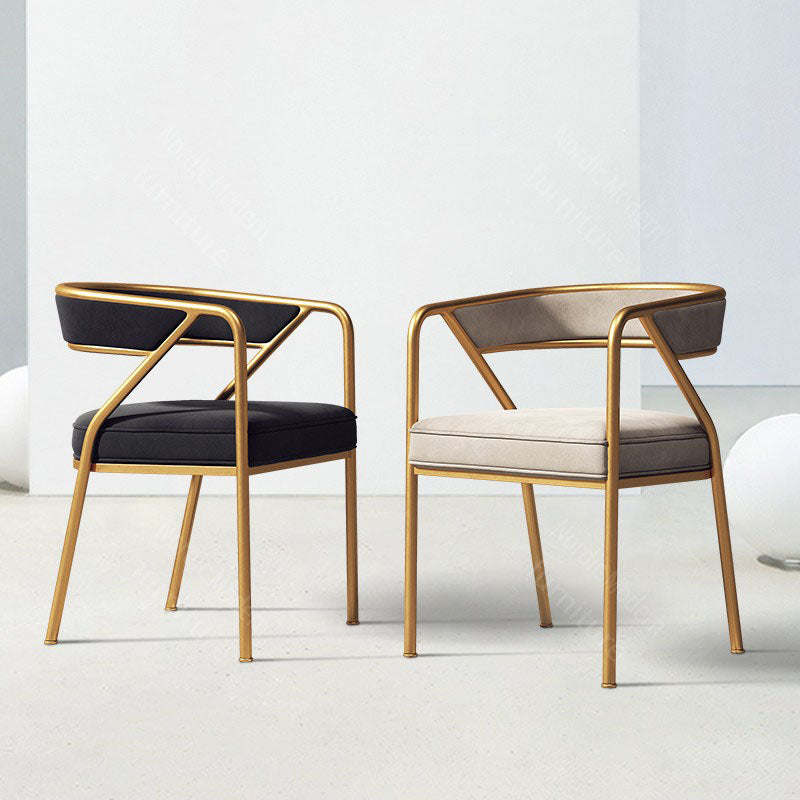 Dwight Dining Chair, Gold Frame-Weilai Concept