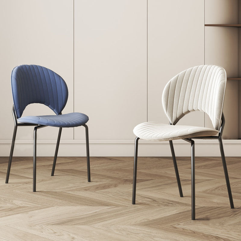 Jerome Shell Dining Chair, Velvet-Weilai Concept