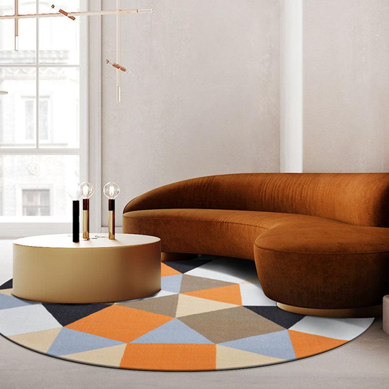 Halo Round Wool Rug, Various Shapes Available-Weilai Concept-Weilai Concept