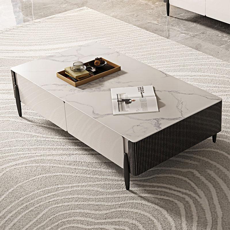 LUOLUO Rectangular Coffee Table With TV Stand - Weilai Concept