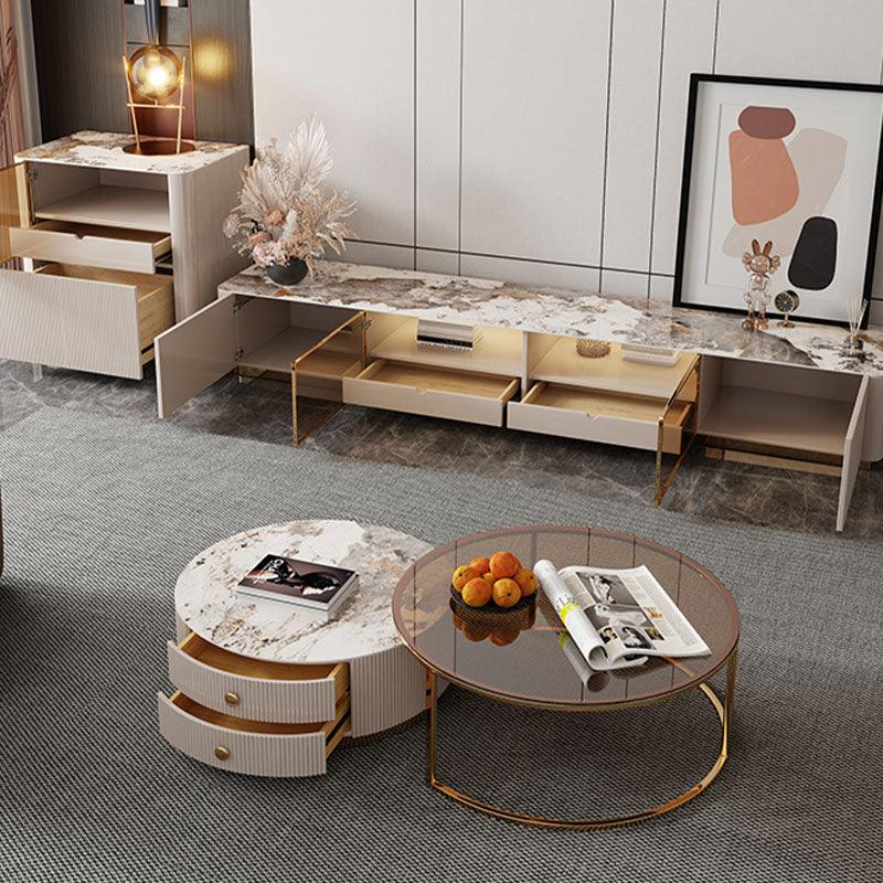 Eden II Living Room Table Set With TV Stand - Weilai Concept