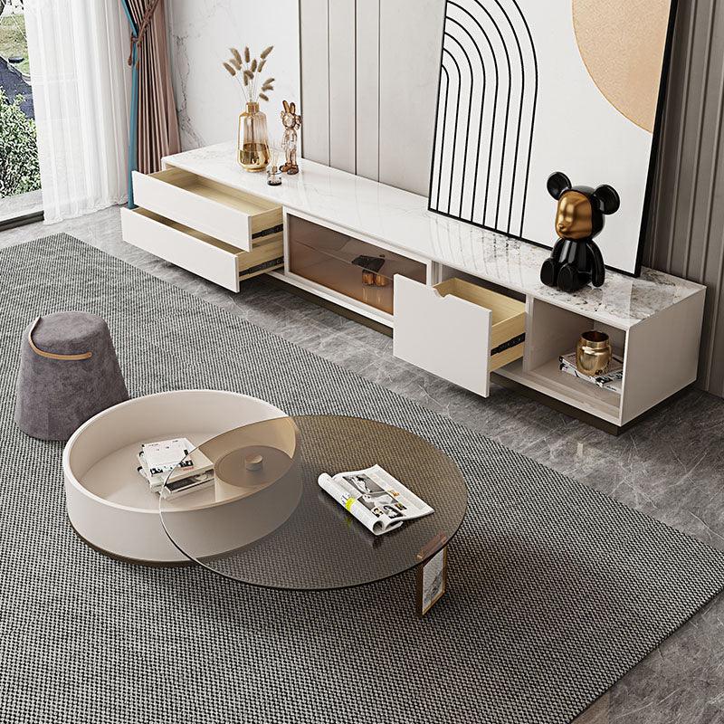Sogo Round Coffee Table With TV Stand - Weilai Concept