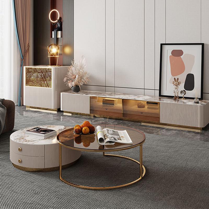 Eden II Living Room Table Set With TV Stand - Weilai Concept