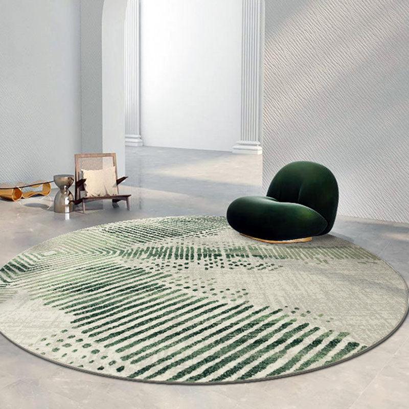 Vaserely Round Wool Rug, Various Shapes Available-Weilai Concept-Weilai Concept