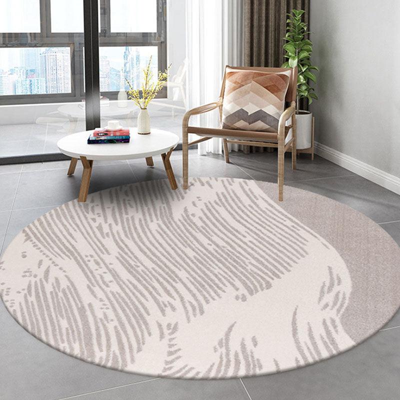 Tazim Round Wool Rug, Three Styles Available-Weilai Concept-Weilai Concept