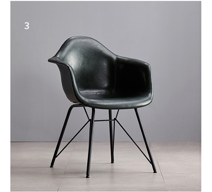 Bobby Dining Chair, Distressed Leather