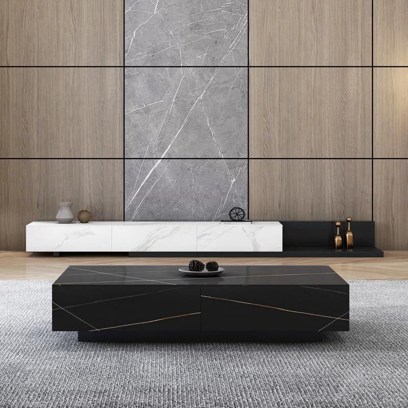 Dionne Coffee Table, Sintered Stone-Weilai Concept