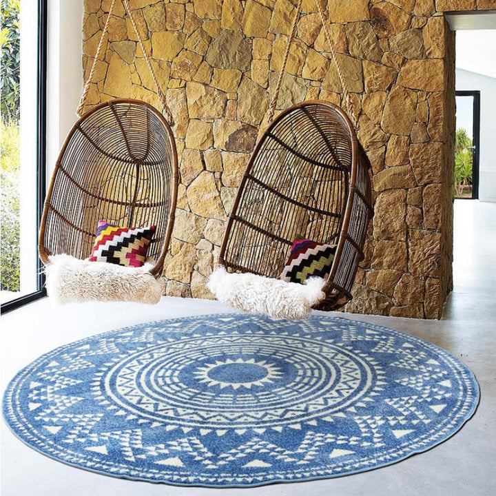 Rome Round Wool Rug II-Weilai-Weilai Concept