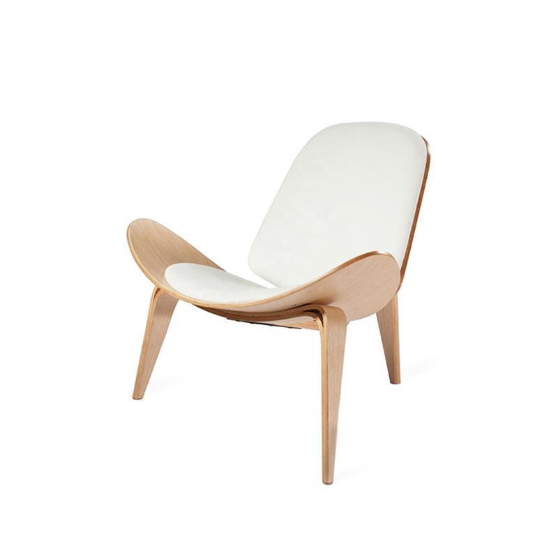 Hans Wegner CH07 Shell Chair, Walnut & Black-Chair-Weilai-White-Weilai Concept